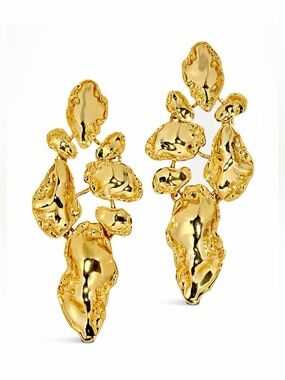 Alexis Bittar Brut Mosaic Statement Earrings